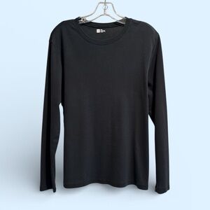 GAP Favorite Black Long Sleeve Cotton Tee